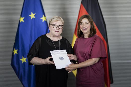 Magwas, Yvonne; Zupke, Evelyn Reichstagsgebäude, Empfangsraum