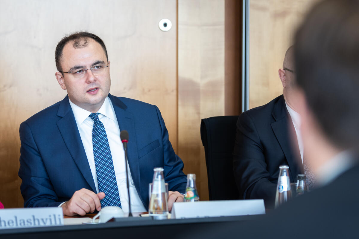 Der Justizminister von Georgien Rati Bregadze (im Bild) zu Gast im Rechtsausschuss. Der Justizminister von Georgien Rati Bregadze (im Bild) zu Gast im Rechtsausschuss.