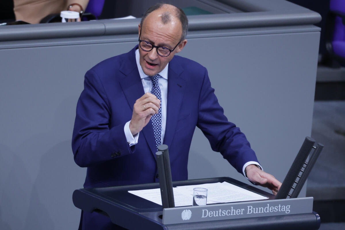 Friedrich Merz, CDU/CSU bei der Generalaussprache in der Haushaltswoche am Mittwoch, 23. November 2022, zum Etat des Bundeskanzlers und des Bundeskanzleramtes. Merz, Friedrich Friedrich Merz, CDU/CSU bei der Generalaussprache in der Haushaltswoche am Mittwoch, 23. November 2022, zum Etat des Bundeskanzlers und des Bundeskanzleramtes.