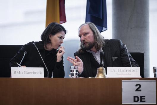 Baerbock, Annalena; Hofreiter, Anton Paul-Löbe-Haus, Sitzungssaal