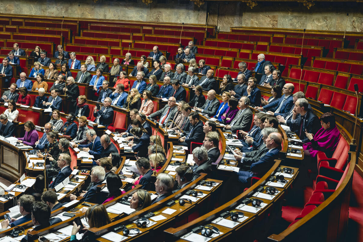 Abgeordnete während der Arbeitssitzung der Assemblée nationale und des Deutschen Bundestages im Rahmen der Feierlichkeiten des 60. Jubiläum der Unterzeichnung des Élysée-Vertrages in der Assemblée nationale in Paris. Bas, Bärbel Abgeordnete während der Arbeitssitzung der Assemblée nationale und des Deutschen Bundestages im Rahmen der Feierlichkeiten des 60. Jubiläum der Unterzeichnung des Élysée-Vertrages in der Assemblée nationale in Paris.
