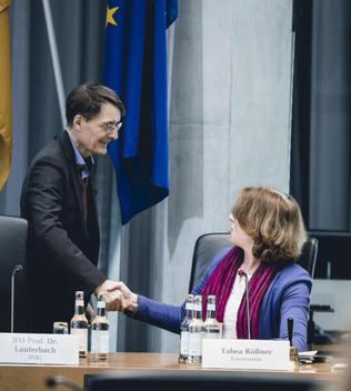 Lauterbach, Karl; Rößner, Tabea Marie-Elisabeth-Lüders-Haus, Anhörungssaal
