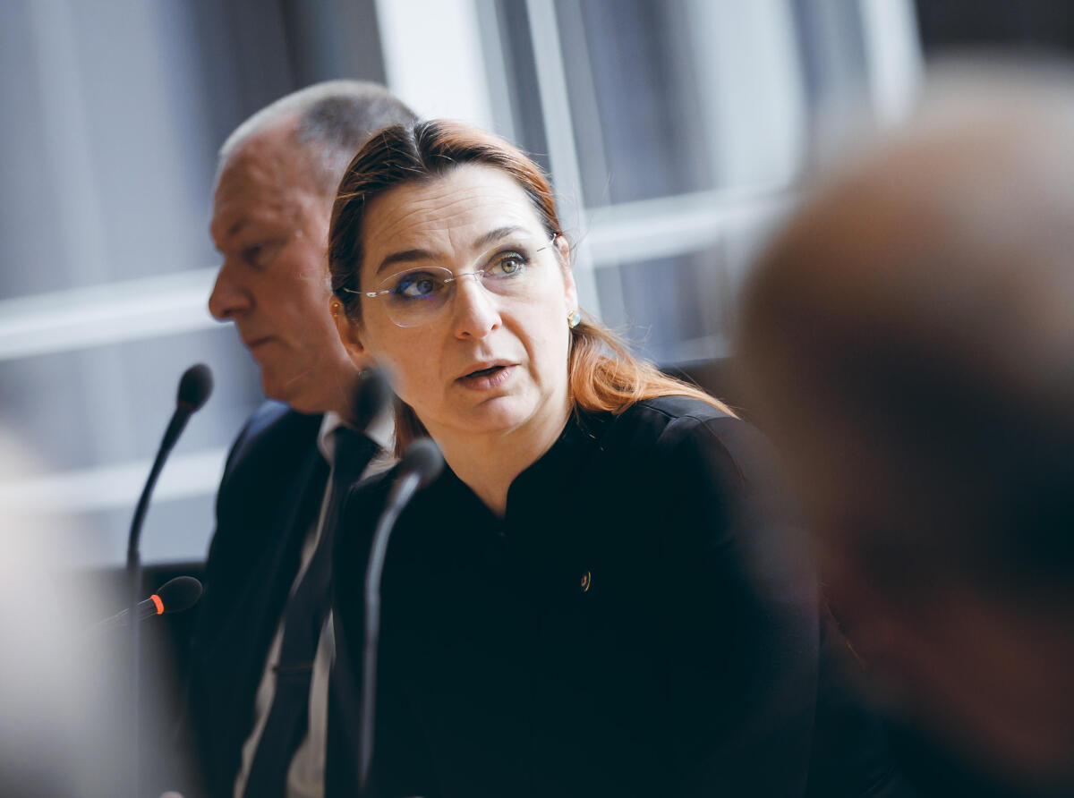 Die Innenministerin der Republik Moldau, Ana Revenco (im Bild), ist zu Gast im Verteidigungsausschuss. Die Innenministerin der Republik Moldau, Ana Revenco (im Bild), ist zu Gast im Verteidigungsausschuss.
