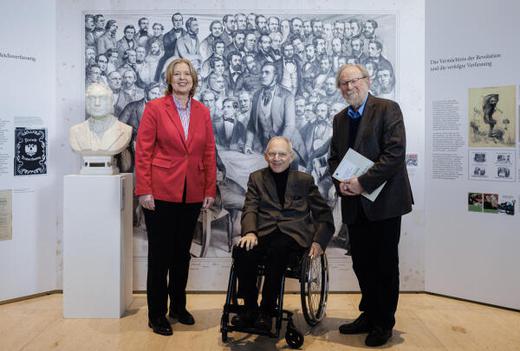 Bas, Bärbel; Thierse, Wolfgang; Schäuble, Wolfgang Reichstagsgebäude, Abgeordnetenlobby