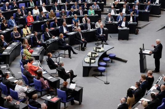 Steinmeier, Frank-Walter Reichstagsgebäude, Plenarsaal