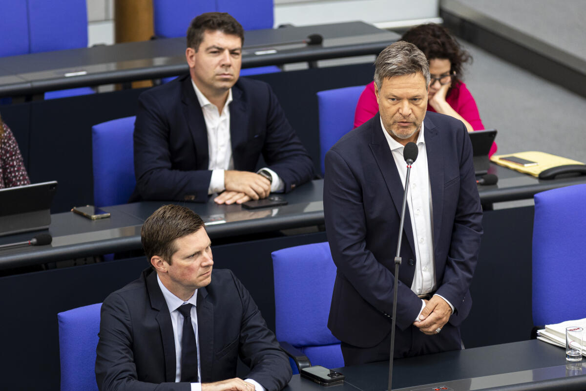 Habeck, Robert Bundeswirtschaftsminister Dr. Robert Habeck, Bündnis 90/Die Grünen, MdB während der Regierungsbefragung. 21. Juni 2023
