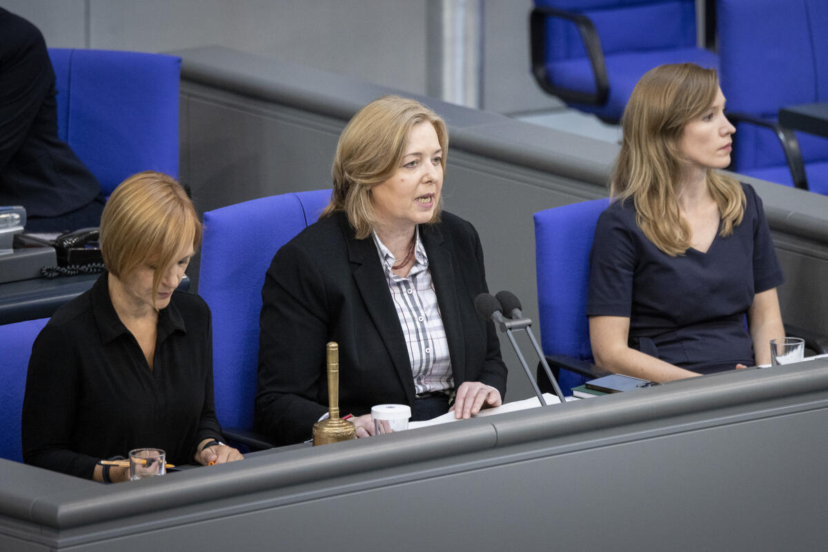Bundestagspräsidentin Bärbel Bas, SPD am Dienstag, 5. September 2023, eröffnet die Haushaltswoche. Bas, Bärbel Bundestagspräsidentin Bärbel Bas, SPD am Dienstag, 5. September 2023, eröffnet die Haushaltswoche.