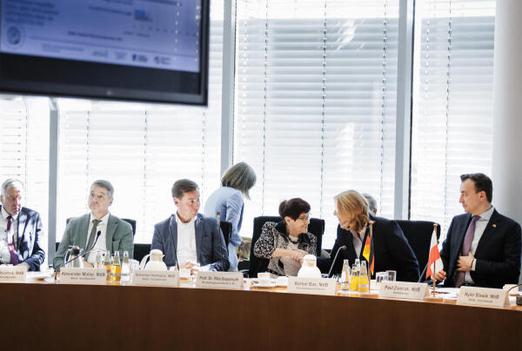 Bas, Bärbel; Süssmuth, Rita; Ziemiak, Paul; Wundrak, Joachim; Hartmann, Sebastian; Müller, Alexander Paul-Löbe-Haus, Sitzungssaal