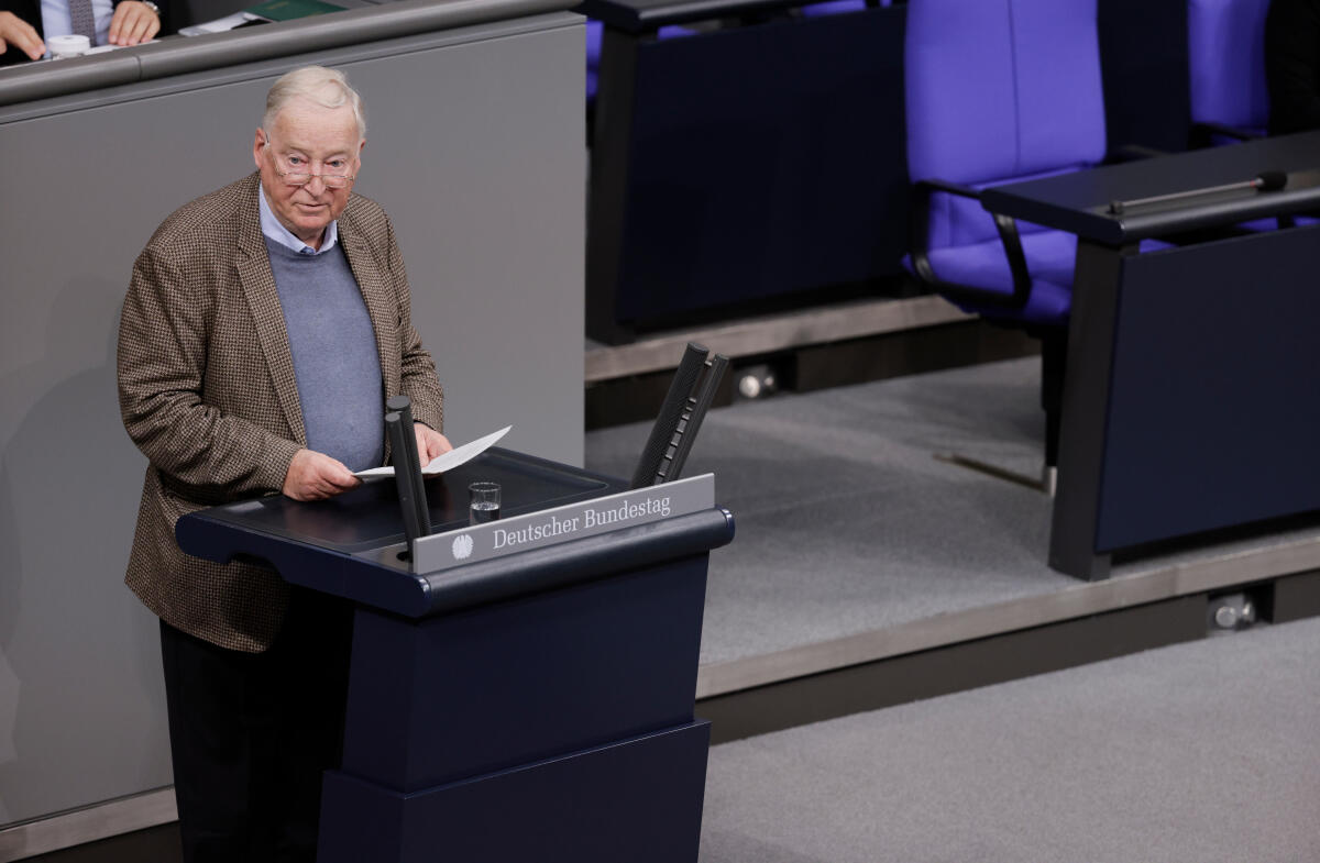 Alexander Gauland, AfD-Fraktion, Rede in der 128. Sitzung, ZP 6, Thema: Regierungserklärung zur Lage in Israel. Gauland, Alexander Alexander Gauland, AfD-Fraktion, Rede in der 128. Sitzung, ZP 6, Thema: Regierungserklärung zur Lage in Israel.