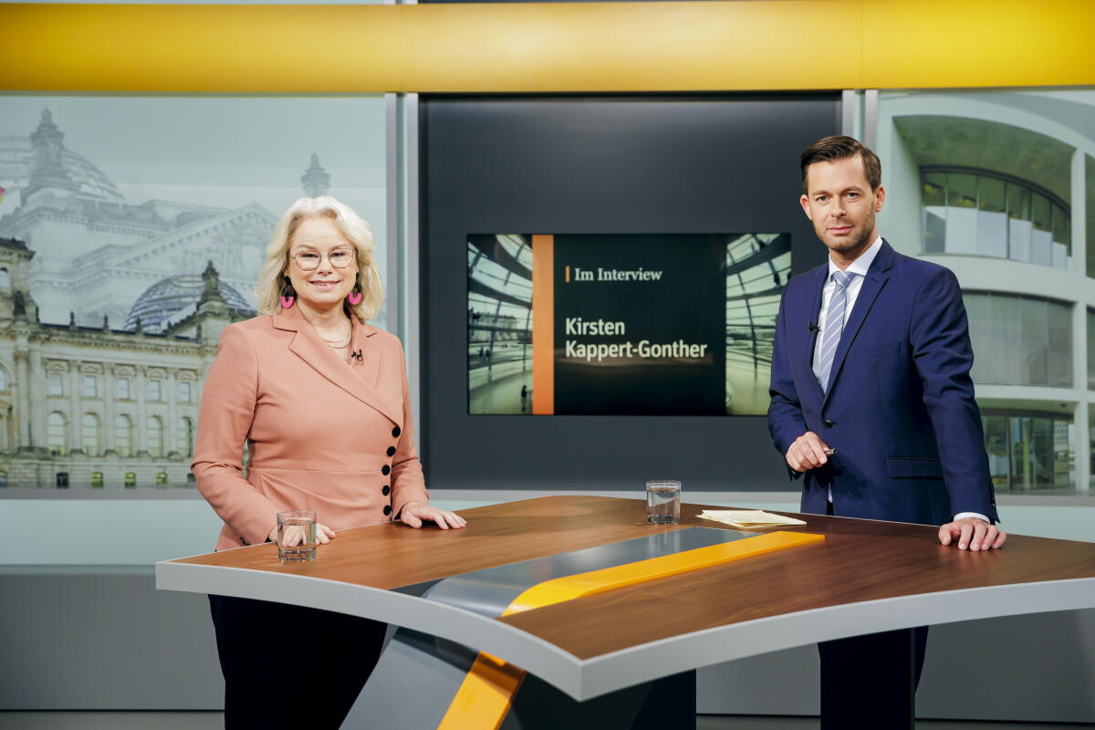 Kappert-Gonther, Kirsten Interview im Parlamentsfernsehen mit Dr. Kirsten Kappert-Gonther (Bündnis 90/Die Grünen), Vorsitzende des Gesundheitsausschusses. Berlin, 30.11.2023.