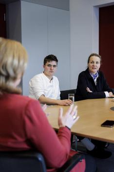 Bas, Bärbel; Gidion, Anne; Heinrich, Anna-Nicole Reichstagsgebäude, Büro der Präsidentin