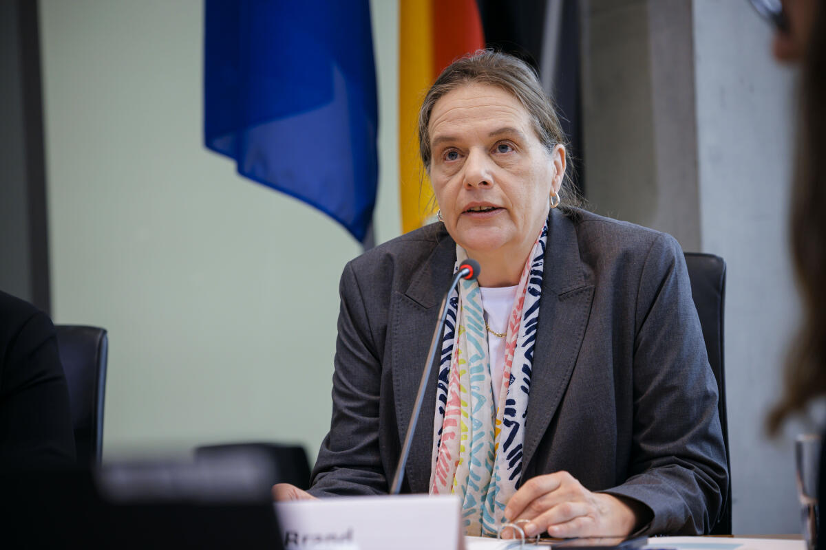 Bundeswahlleiterin Dr. Ruth Brand während einer Sitzung des Bundeswahlausschusses am Mittwoch, 3. Juli 2024 in Berlin. Brand, Ruth Bundeswahlleiterin Dr. Ruth Brand während einer Sitzung des Bundeswahlausschusses am Mittwoch, 3. Juli 2024 in Berlin.