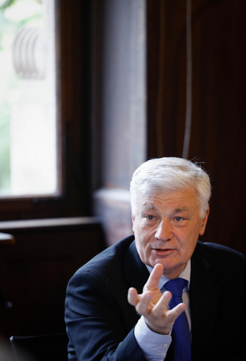 Wiseler, Claude 7. Konferenz der Präsidentinnen und Präsidenten der Parlamente der deutschsprachigen Länder. Hier während der Konferenz der Präsident der Abgeordnetenkammer des Großherzogtums Luxemburg, Claude Wiseler (im Bild).