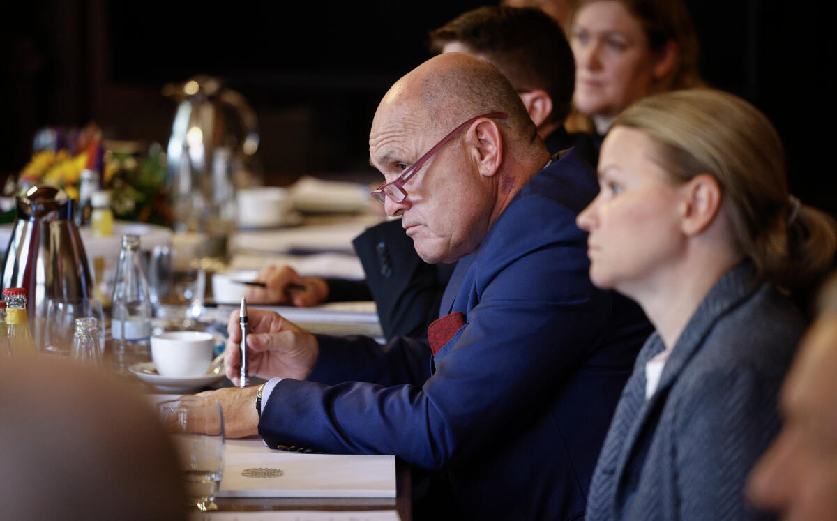 Sobotka, Wolfgang 7. Konferenz der Präsidentinnen und Präsidenten der Parlamente der deutschsprachigen Länder. Hier während der Konferenz der Präsident des Nationalrates der Republik Österreich, Wolfgang Sobotka (im Bild).