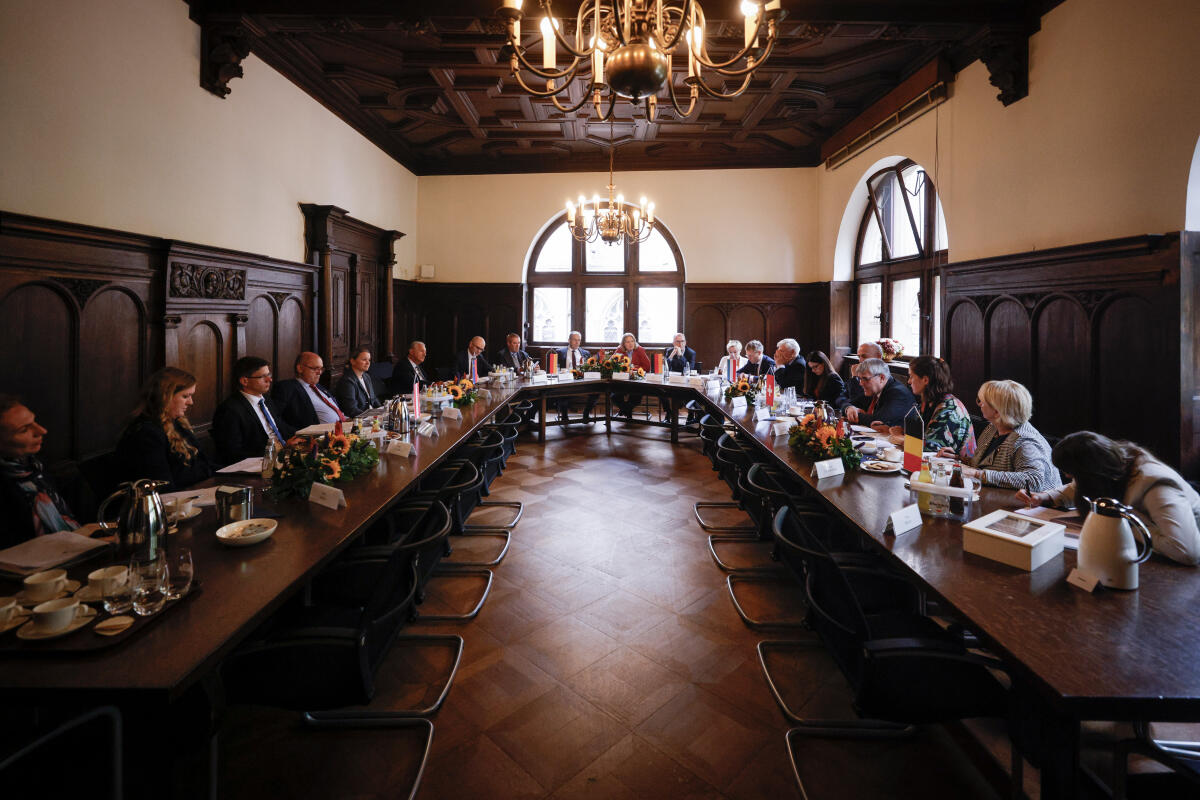  7. Konferenz der Präsidentinnen und Präsidenten der Parlamente der deutschsprachigen Länder. Hier Blick in den Saal während der Konferenz.