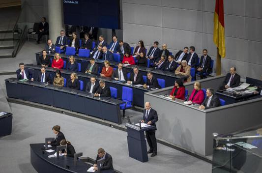 Scholz, Olaf Reichstagsgebäude, Plenarsaal