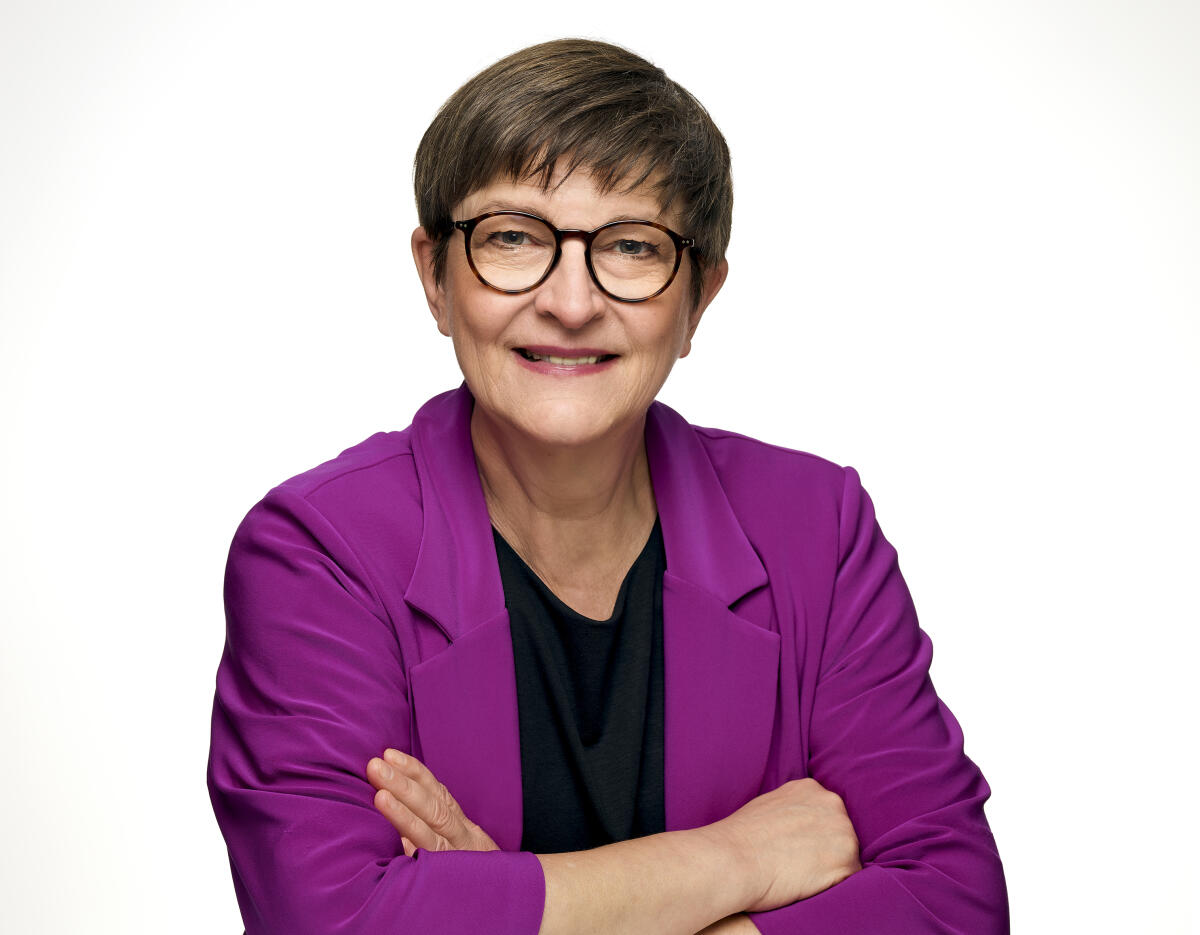 Das Portrait von Saskia Esken, Parteivorsitzende der SPD Deutschlands, MDB. Esken, Saskia Das Portrait von Saskia Esken, Parteivorsitzende der SPD Deutschlands, MDB.