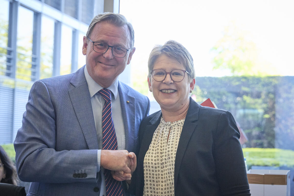 Konstituierende Sitzung des Ausschusses für Gesundheit. Ramelow, Bodo; Machalet, Tanja Konstituierende Sitzung des Ausschusses für Gesundheit.