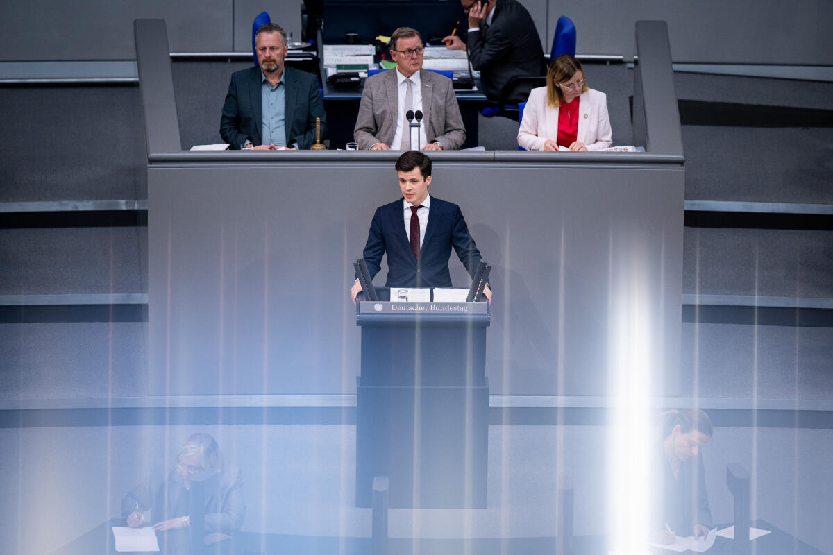 Wiegelmann, Johannes Johannes Wiegelmann, CDU/CSU, MdB, hält eine Rede zum Epl. 07 „Justiz und Verbraucherschutz“ im Plenum.