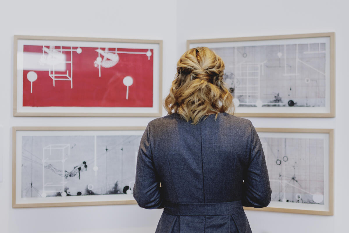 Klöckner, Julia Bundestagspräsidentin Julia Klöckner, CDU/CSU, MdB, eröffnet eine Ausstellung mit Werken israelischer Künstler aus der Kunstsammlung des Deutschen Bundestages in der Abgeordnetenlobby im Reichstagsgebäude