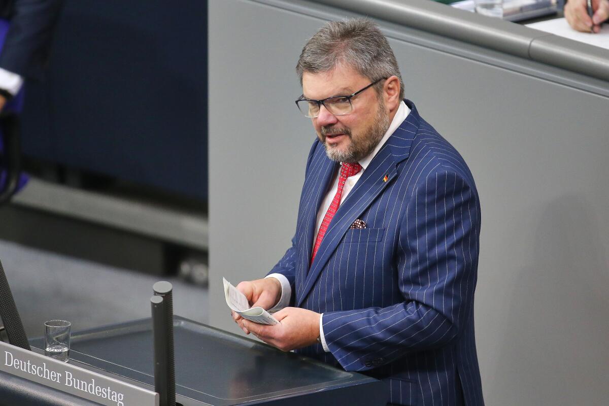 Kaufmann, Michael Michael Kaufmann, AfD, MdB hält eine Rede zu TOP 31 "Hightech Agenda Deutschland" im Plenum. 