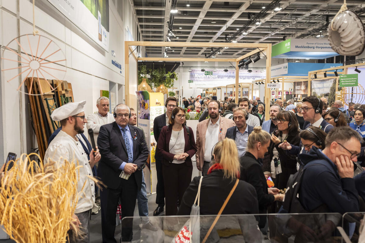  Rundgang des Ausschusses für Landwirtschaft auf der Grünen Woche.