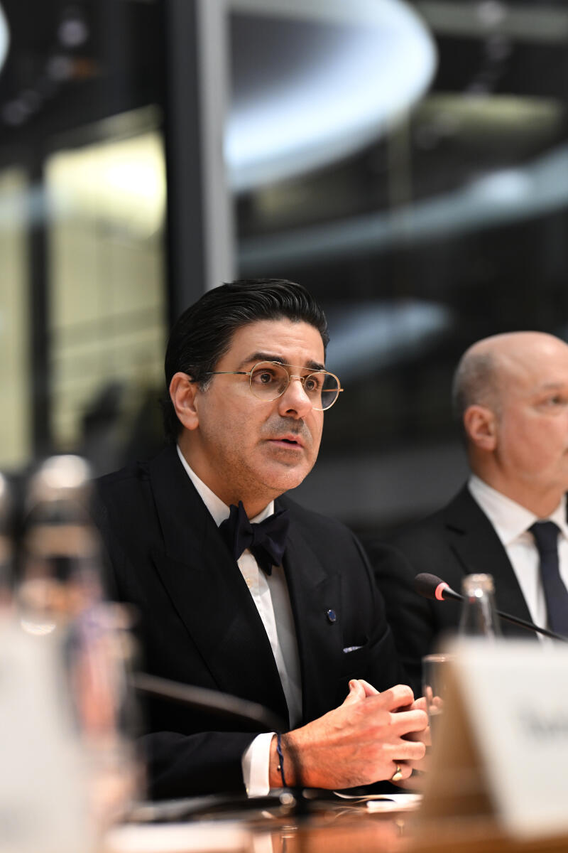 Mijatović, Boris Fachgespräch im Unterausschuss Internationale Ordnung, Vereinte Nationen und internationale Organisationen mit dem Kanzler des Internationalen Strafgerichtshofs und Beratern