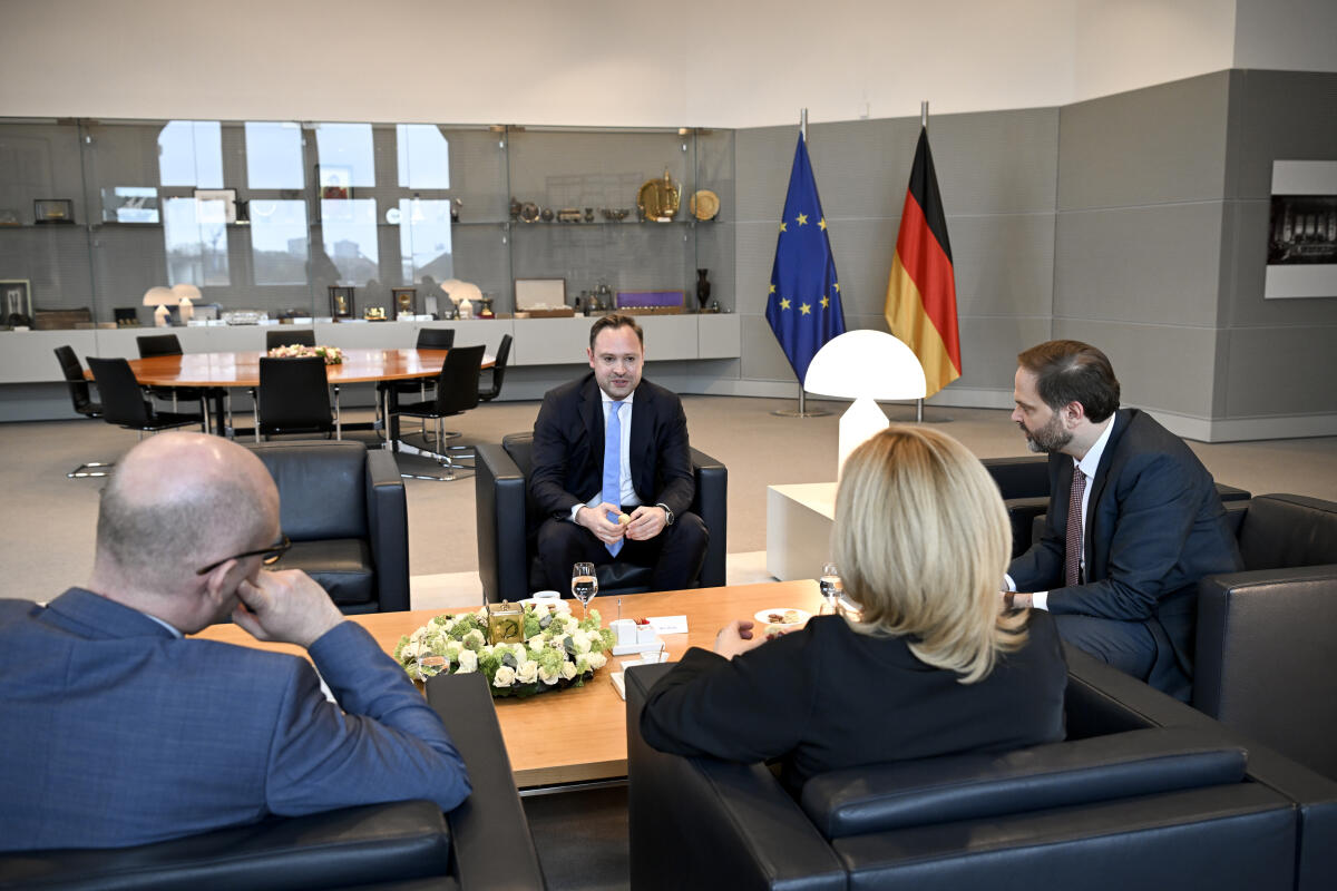 Klöckner, Julia Bundestagspräsidentin Julia Klöckner, CDU, MdB trifft den Sächsischen Landtagspräsidenten Herrn Alexander Dierks, zu einem Gesprächstermin
