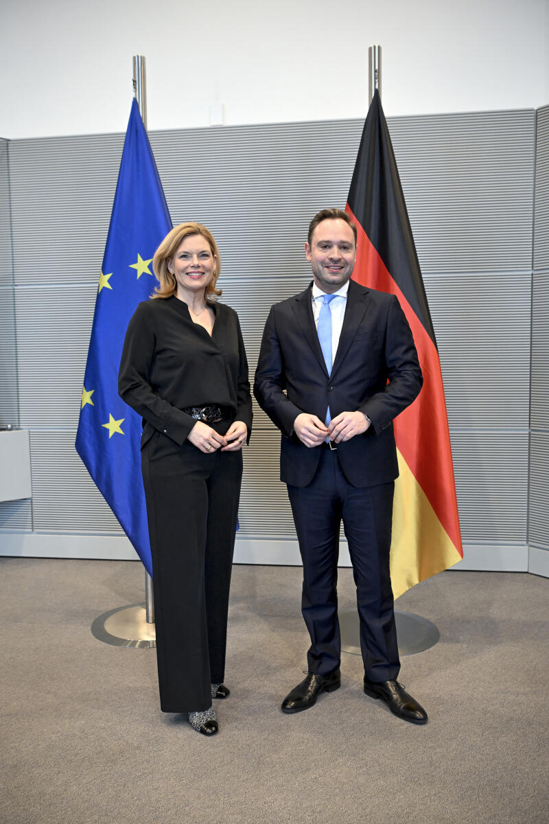 Klöckner, Julia Bundestagspräsidentin Julia Klöckner, CDU, MdB trifft den Sächsischen Landtagspräsidenten Herrn Alexander Dierks, zu einem Gesprächstermin