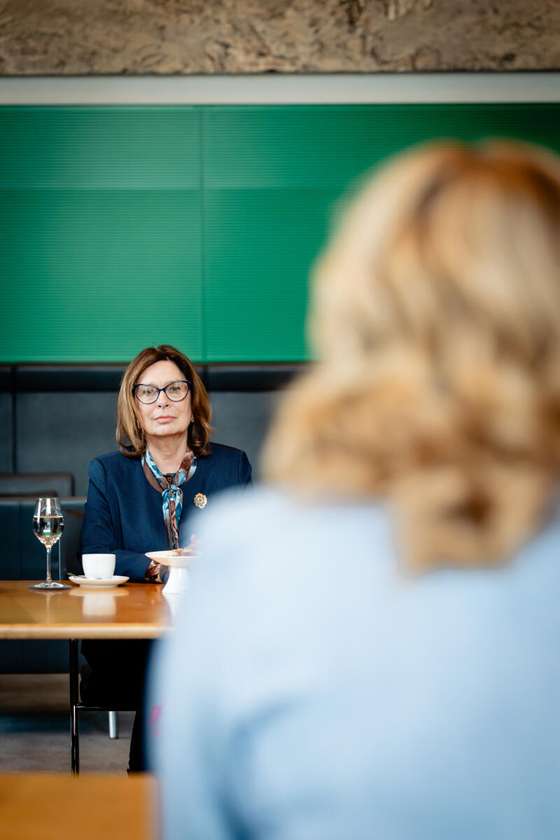  Bundestagspräsidentin Julia Klöckner, CDU/CSU, MdB, empfängt die Senatsmaschallin der Republik Polen Małgorzata Kidawa-Błońska (im Bild) zum Gespräch.