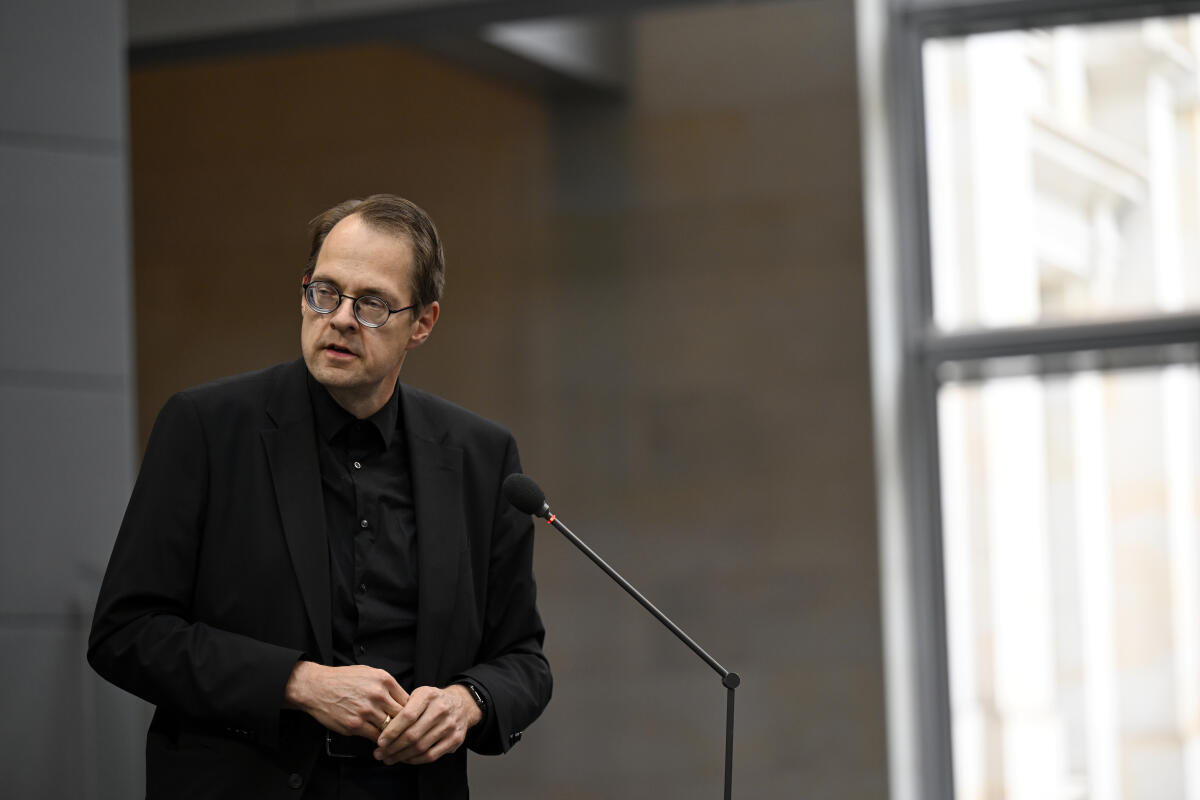 Pellmann, Sören Jugend und Parlament im Deutschen Bundestag. Sören Pellmann, Die Linke, MdB, stellt sich den Fragen der Teilnehmer während der Podiumsdiskussion