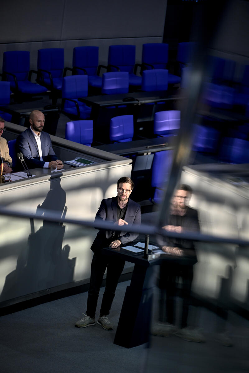 Wagner, Johannes 93. Sitzung des Bundestages, Johannes Wagner, Bündnis 90/Die Grünen, Bundestagsabgeordneter, MdB, hält eine Rede im Plenum zu TOP  Epl. 15 Gesundheit